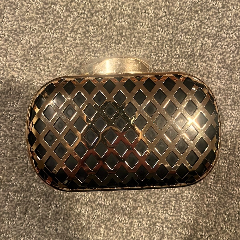 Black & Gold Cocktail Purse